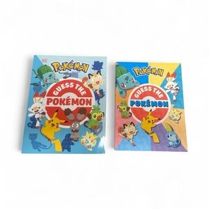 Pokémon Guess the Pokémon Sticker Books New never Used Selling in a Bundle of 2